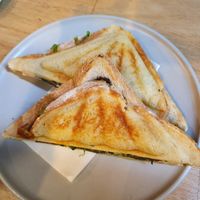 Jaffles - MUSHROOM, BASIL, SPINACH + MOZZARELLA at Union Kiosk in Melbourne