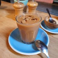 Ice oat latte  at Union Kiosk in Melbourne