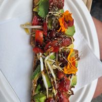 Avocado toast at Britta Take Away in Riomaggiore