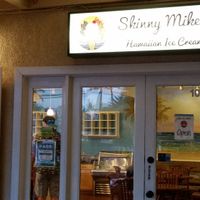 Outside at Skinny Mike's Hawaiian Ice Cream in Lihue