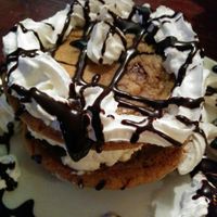 ice cream cookie sandwich (vegan) at The Caledonia in Liverpool