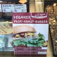have vegan burger too at Profanter in Bressanone
