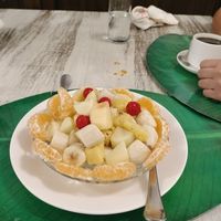 Fruit salad at Dasaprakash in Jaipur