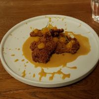 Second course, mushroom at De Waaghals in Amsterdam