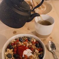 Smoothie bowl at Terrarea in Matosinhos