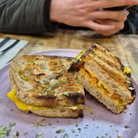 Very nicely melted vegan cheese #Veganuary at Terrarea in Matosinhos