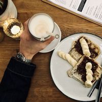 Vegane Waffeln at Sturbock Cafe in Wurzburg