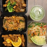 Vegan meal at Thailicious in Henderson