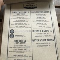 Menu 3 at The Factory Cafe in Koh Tao