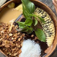 Choc lovers Smoothie Bowl   at The Factory Cafe in Koh Tao