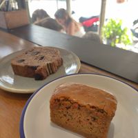 Vegan cakes at The Factory Cafe in Koh Tao
