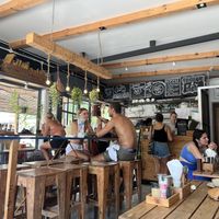 Inside the cafe   at The Factory Cafe in Koh Tao