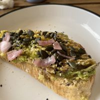 Avocado toast   at The Factory Cafe in Koh Tao