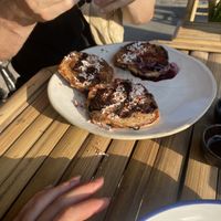 Chocolate chip pancake   at The Factory Cafe in Koh Tao