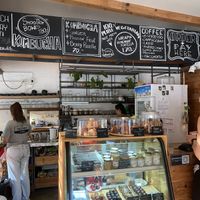 Various vegan pastries   at The Factory Cafe in Koh Tao