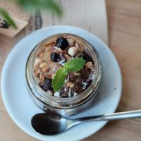 Vegan icecream at The Factory Cafe in Koh Tao