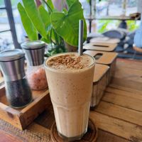 monkey coffee smoothie  at The Factory Cafe in Koh Tao