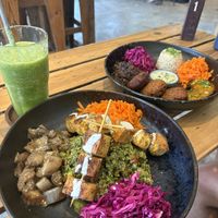 Vegan bowls  at The Factory Cafe in Koh Tao