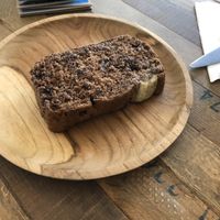 Vegan banana bread 🍌 at The Factory Cafe in Koh Tao