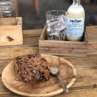 Banana pie  at The Factory Cafe in Koh Tao