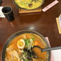 Mango and Pumpkin Ramen  at Sān Běn ShǒuGōng LāMiàn 三本手工拉麵 in Taipei