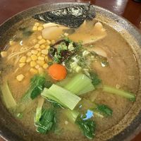 Vegan ramen    at Sān Běn ShǒuGōng LāMiàn 三本手工拉麵 in Taipei