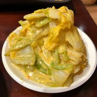 Kimchee  at Sān Běn ShǒuGōng LāMiàn 三本手工拉麵 in Taipei