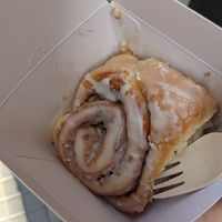 Cinnamon roll at Demasie in Barcelona