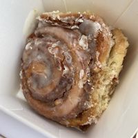 Vegan cinnamon roll  at Demasie in Barcelona