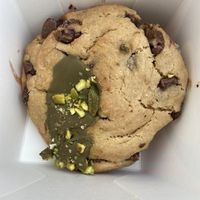 Vegan pistachio chocolate chip cookie  at Demasie in Barcelona