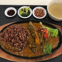 Samba Fish Rice Set at T-Vege 德素 in East Singapore