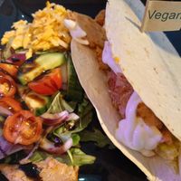 Vegan kebab - December 2021 at Rock Garden in Torquay