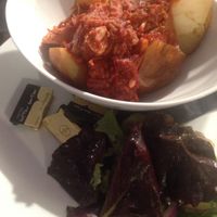 Dairy butter cubes on vegan meal (jackfruit jacket potato) 😫👎 at Rock Garden in Torquay