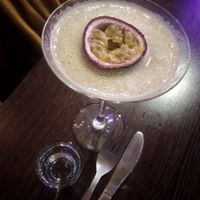 Porn Star Martini with a shot of Prosecco at Rock Garden in Torquay