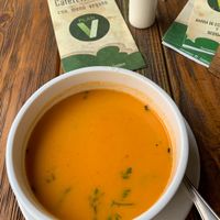 Sopa del día. Sopa italiana. Muy sabrosa.  at Plan V Cafe in Mexico City