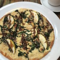 Pizza at Plan V Cafe in Mexico City