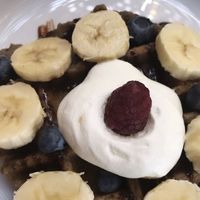 Waffle  at Plan V Cafe in Mexico City