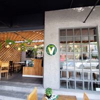 cute restaurant at Plan V Cafe in Mexico City