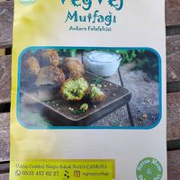 Seems like most things are vegan but there are some milk products at Ankara Falafelcisi in Ankara