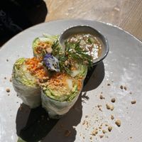 Fresh spring rolls at Nama in Mallorca