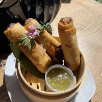 Fried spring rolls  at Nama in Mallorca