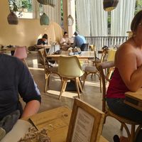 The interior, very adorable at Nama in Mallorca