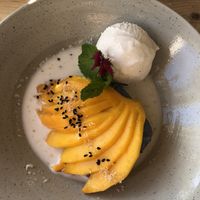 Mango sticky rice  at Nama in Mallorca