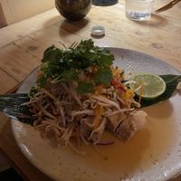 Vegan crab salad with tofu  at Nama in Mallorca