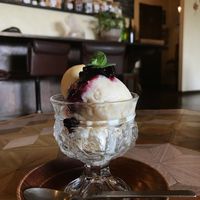 Vegan ice cream  at Taiyou Human Connection Natural Cafe in Kasugai
