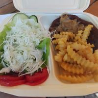 Seitan stuff at Rekalibracija Veganski in Novi Sad