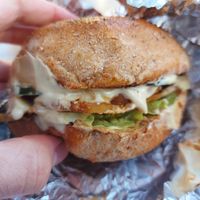 Tofu Burger at Rekalibracija Veganski in Novi Sad