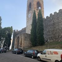 The entrance to the castle  at Ohana Holidays in Moniga Del Garda