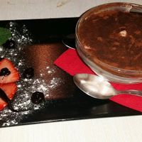 Incredible tiramisu at Veganfruttariano. at Veganfruttariano in Milan