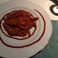 Bucacini pasta at Veganfruttariano in Milan